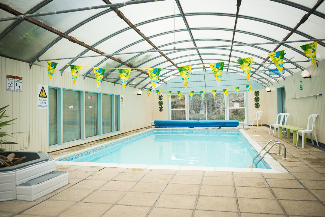 The Elmfield Year Round Heated indoor Pool With toilet and changing room